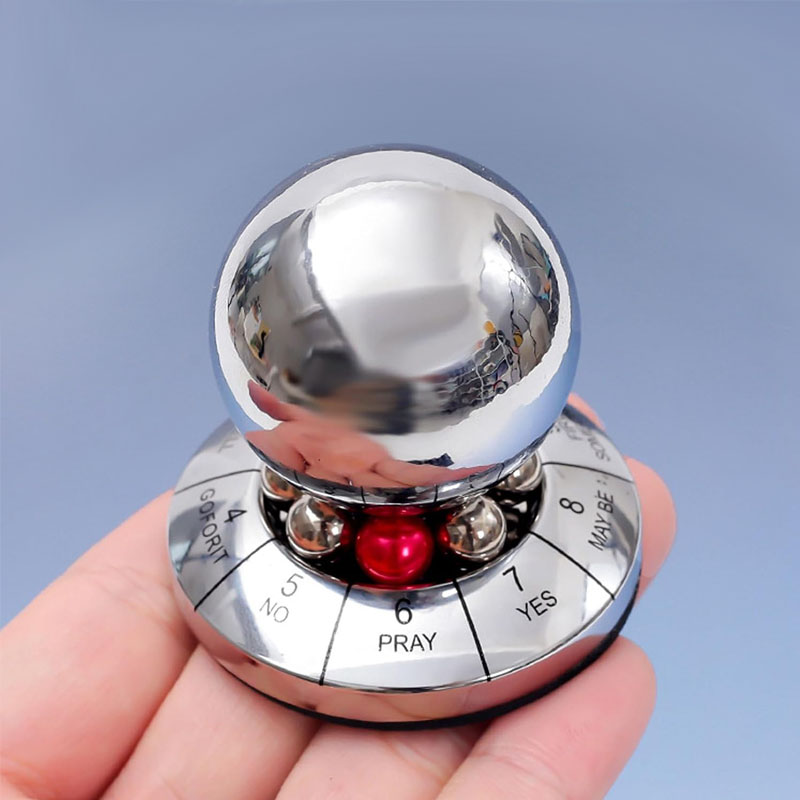 Tech For Office - ลูกบอลวิเศษนำโชค หมุนได้ ทำจากโลหะ ใช้ทำนายดวงชะตา ของเล่นคลายเครียด สำหรับความสนุกในออฟฟิศ