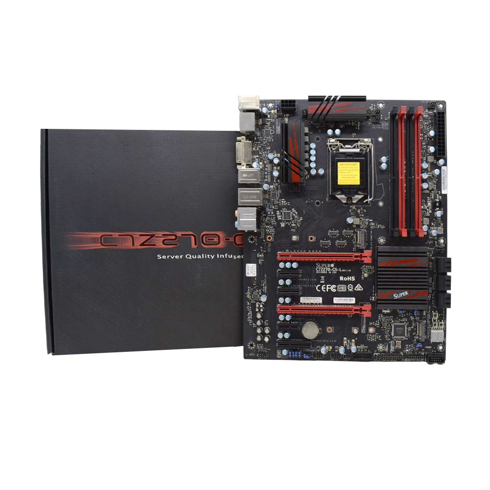 Intel Cpu Core I9 - ซุปเปอร์ไมโคร แบรนด์ใหม่ C7Z270-CG-L Z270 LGA 1151