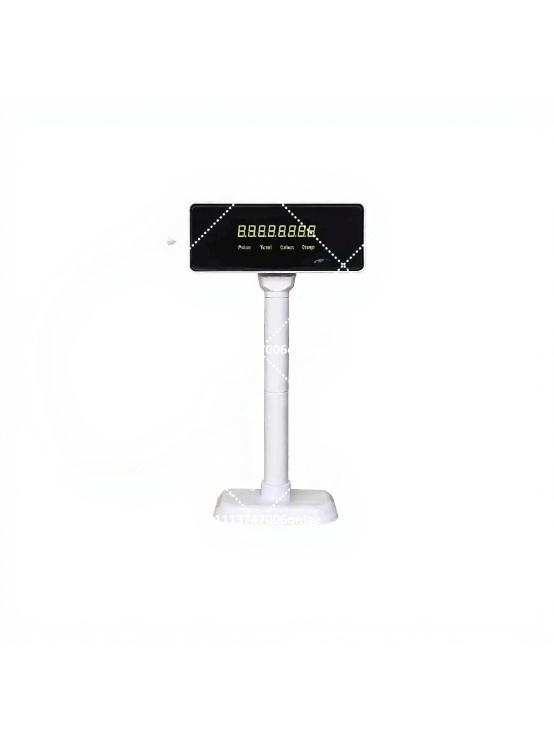 Pole Display Customer - POS USB สีดำ สีขาว จอแสดงผลสำหรับลูกค้า อุปกรณ์เสริมหน้าจอเคาน์เตอร์แคชเชียร์