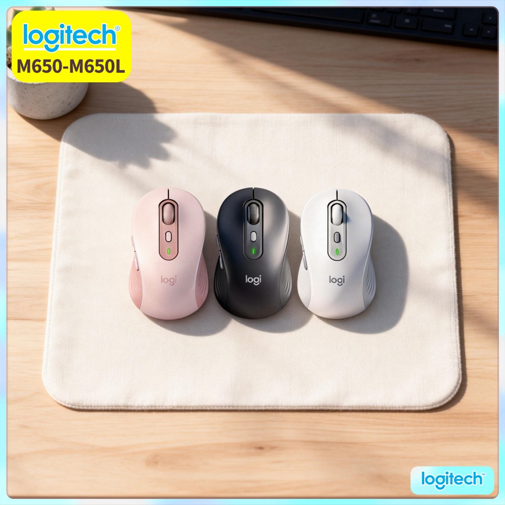 Office Tech For Home - เมาส์โลจิเทค M650/M650L Signature - ไร้สาย, เทคโนโลยี