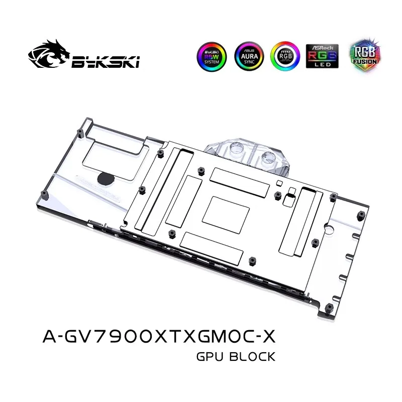 Amd Vga Rx 7900 Xtx - บล็อกน้ำ Bykski A-GV7900XTXGMOC-X สำหรับการ์ดจอ Gigabyte AMD