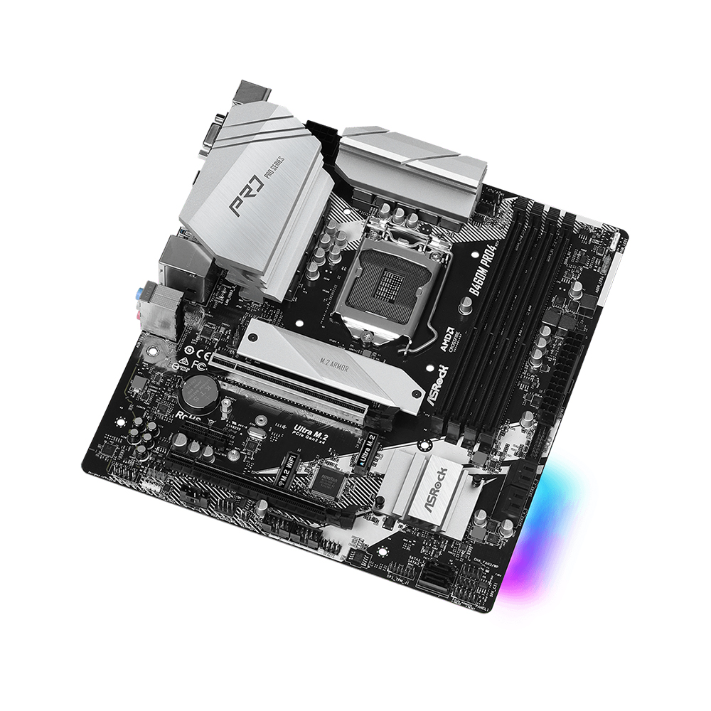 ASRock B460M PRO4 เมนบอร์ดLGA  - Intel Cpu Core I9 บทวิจารณ์และราคา