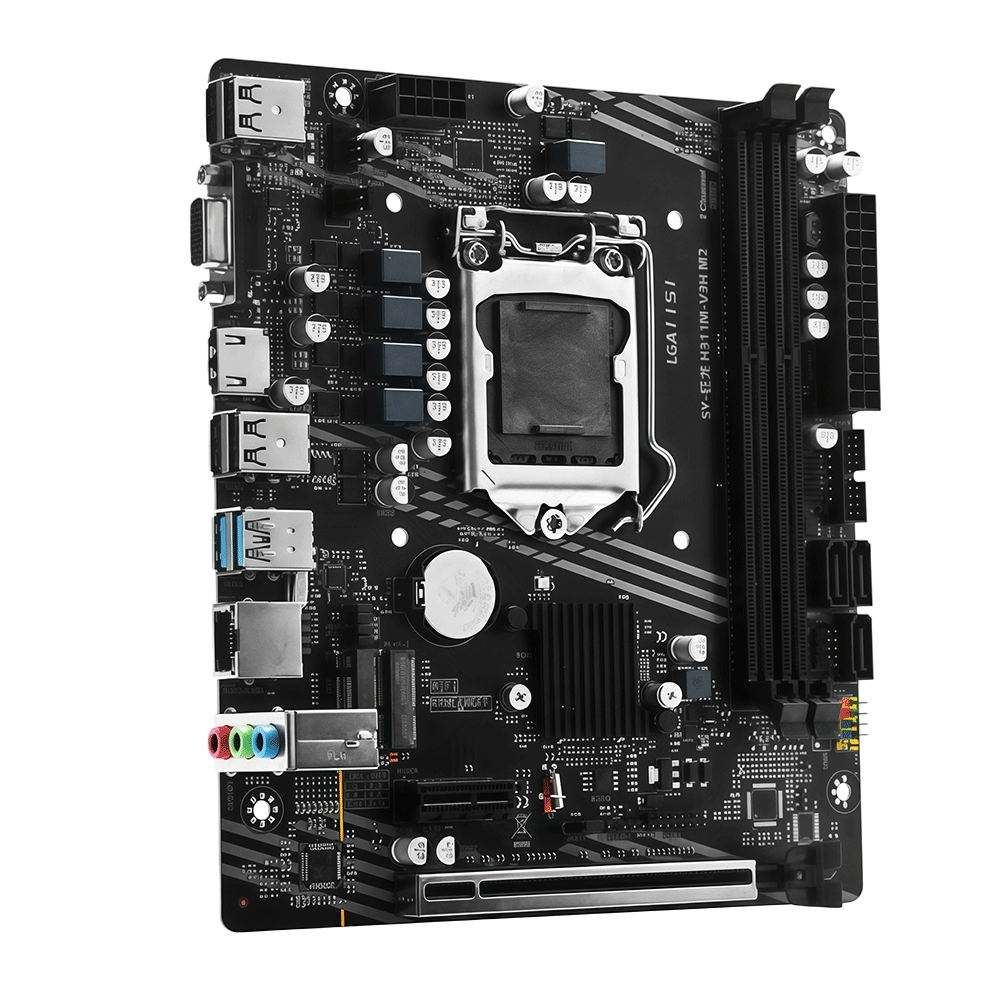 เมนบอร์ดเกม SOYO H311 รองรับ I - Intel Cpu Core I9 บทวิจารณ์และราคา