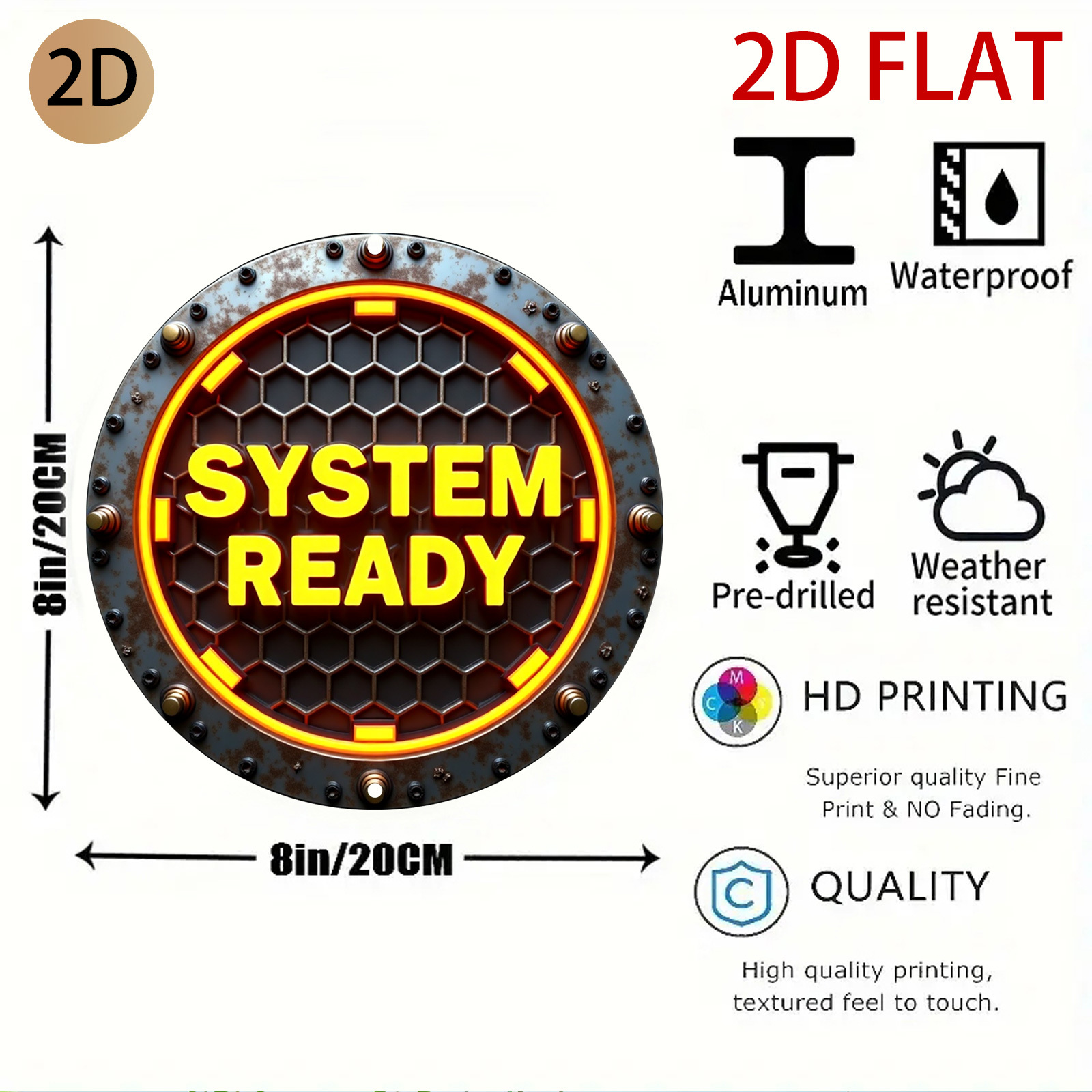 โลโก้อุตสาหกรรมแบบวงกลม 2 มิติ - Office Tech Room บทวิจารณ์และราคา