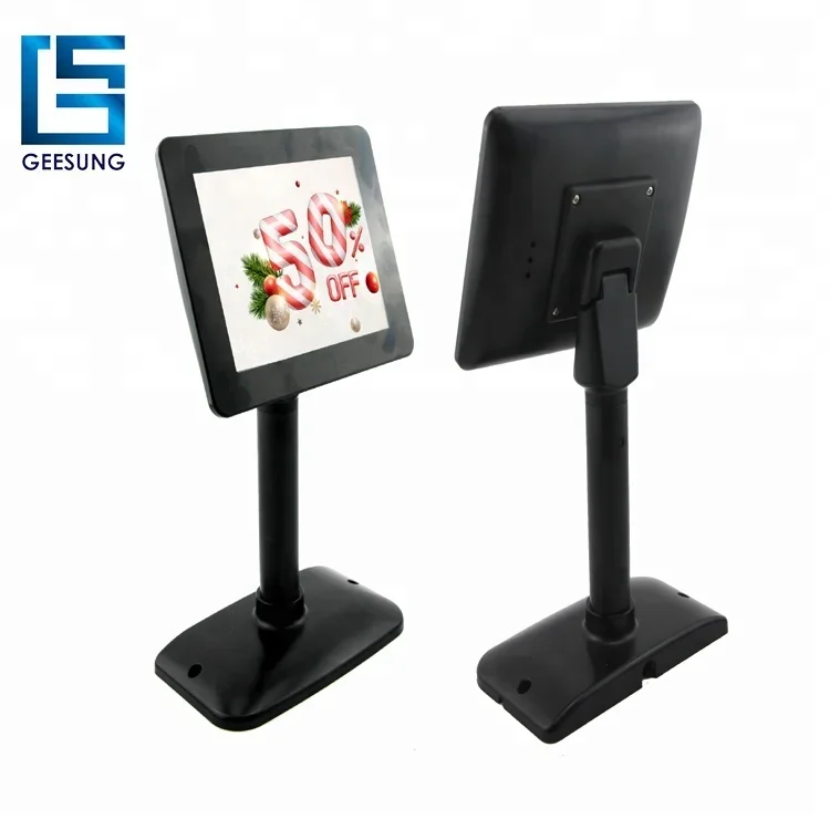 หน้าจอแสดงผลลูกค้าแบบ LCD ขนาด - Pole Display Customer บทวิจารณ์และราคา