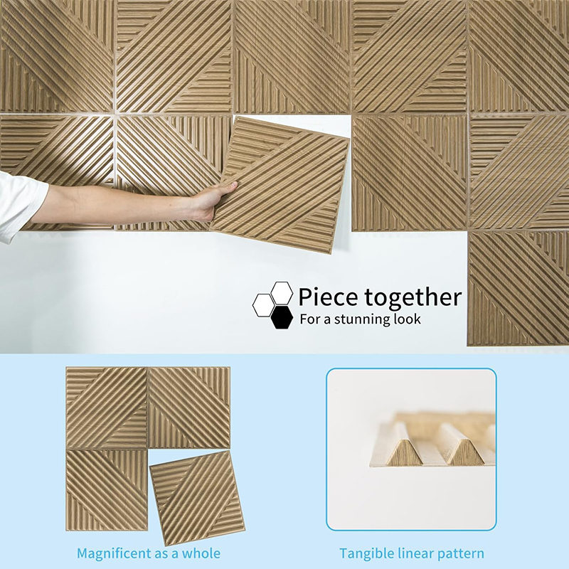 12 ชิ้น 3D ผนัง 30x30 เซนติเมต - Office Technician บทวิจารณ์และราคา