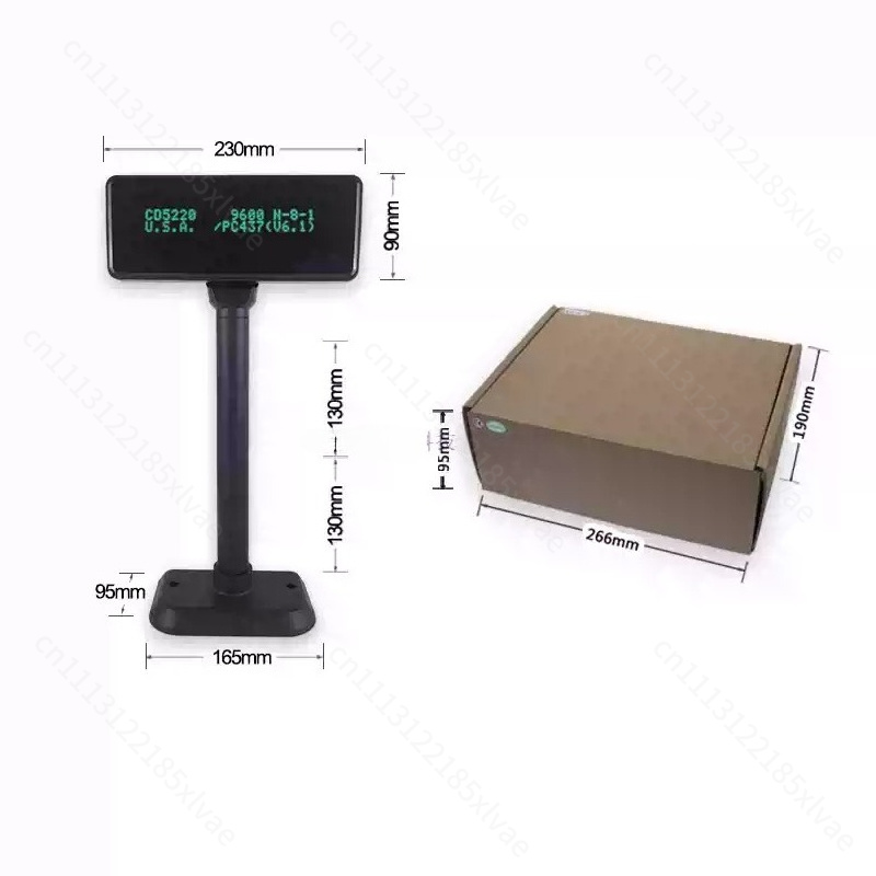 จอแสดงผลลูกค้าแบบคู่ สีดำขาว พ - Pole Display Customer บทวิจารณ์และราคา