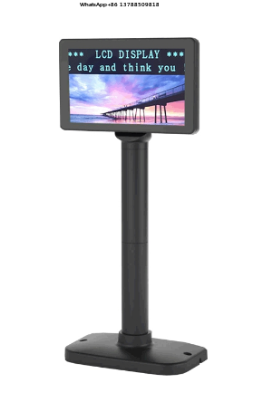 หน้าจอแสดงผลดิจิตอล LCD USB ขน - Pole Display Customer บทวิจารณ์และราคา