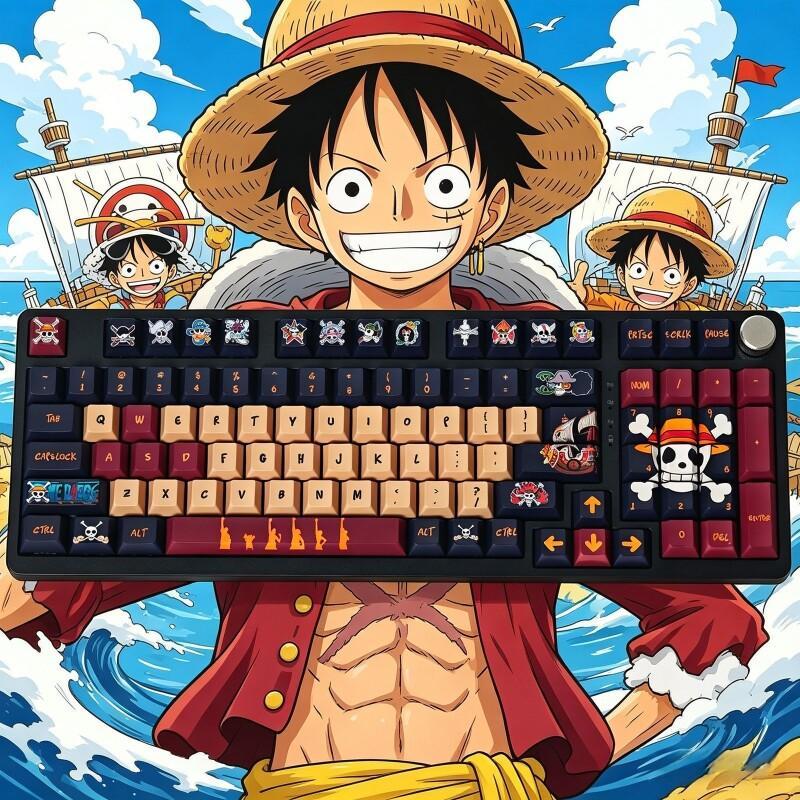 ชุดคีย์แคป BANDAI One Piece Mo - Tech For Office บทวิจารณ์และราคา
