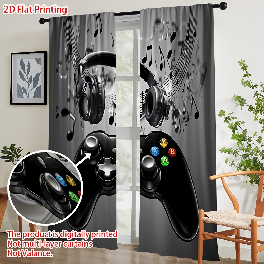 ผ้าม่านลายโน้ตดนตรีสำหรับคอนโท - Office Tech Room บทวิจารณ์และราคา