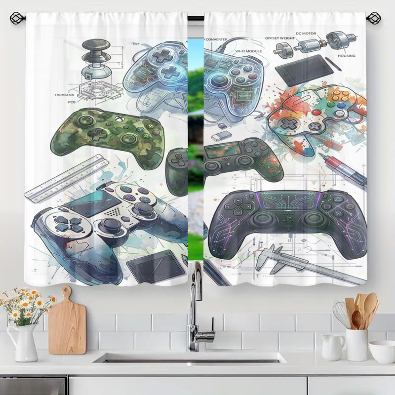 แผงวงจรควบคุมเกม ผ้าม่านตกแต่ง - Office Tech Room บทวิจารณ์และราคา