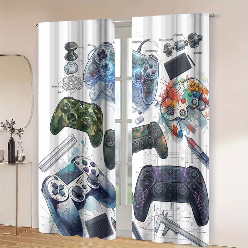 แผงวงจรควบคุมเกม ผ้าม่านตกแต่ง - Office Tech Room บทวิจารณ์และราคา